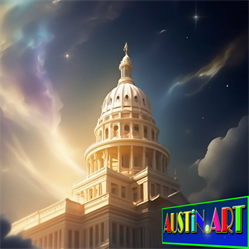 Lighting Strikes Capitol Building
Bee Cave Digital Art Artist